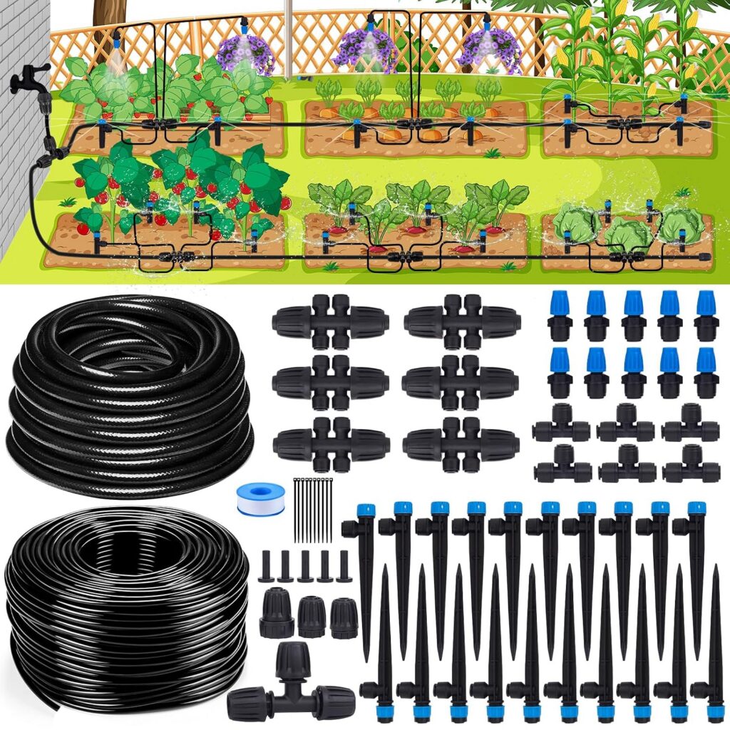 Inntop Drip Irrigation Kit, 240FT