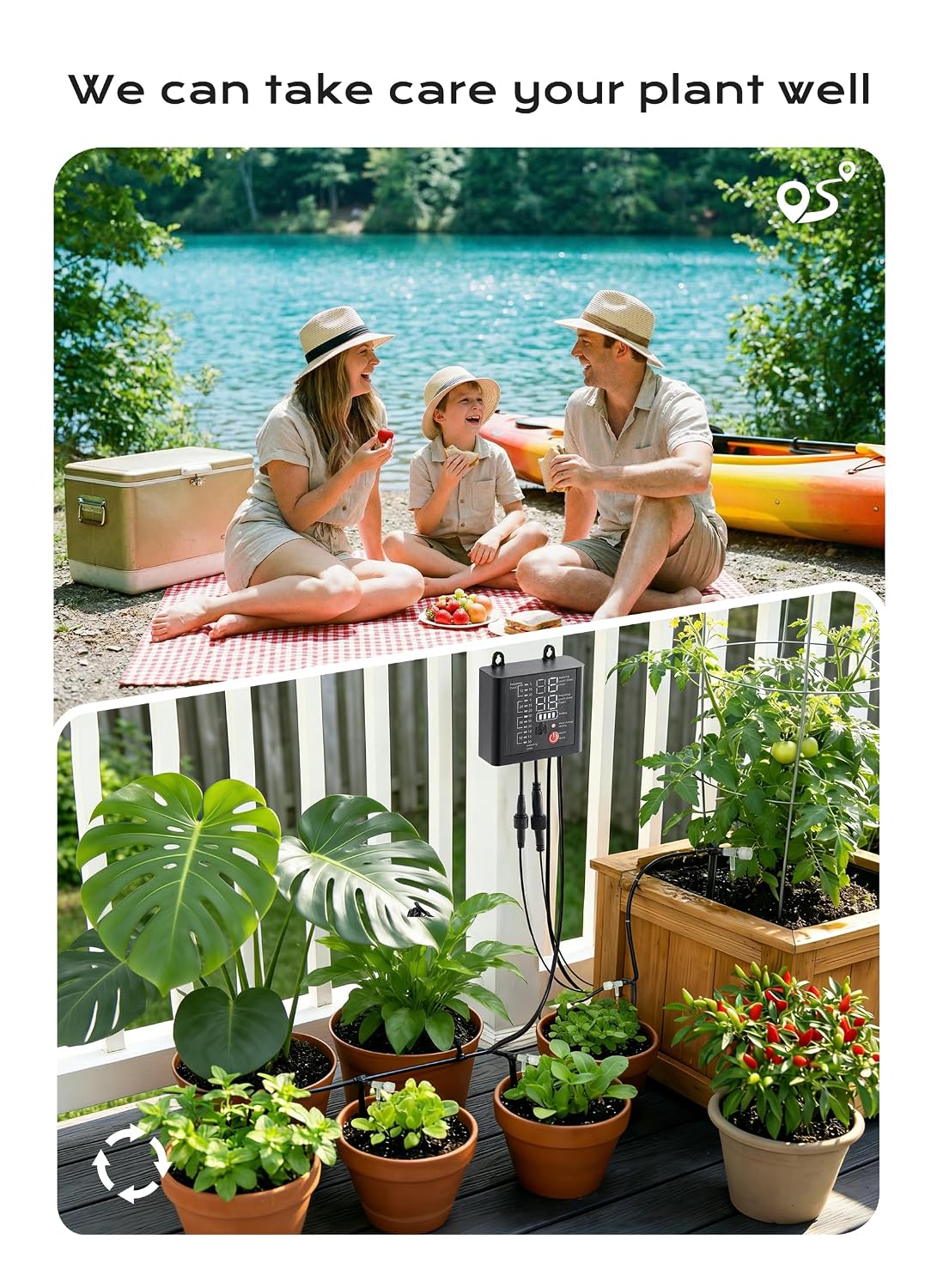 Brightown Solar Drip Irrigation Kit for 15 Pots - Image 10