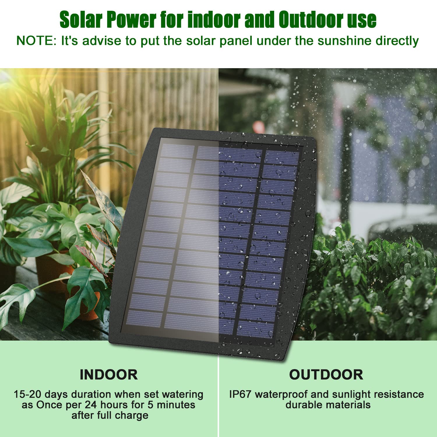 JIYANG Solar Drip Irrigation Kit for 20-30 Pots - Image 3